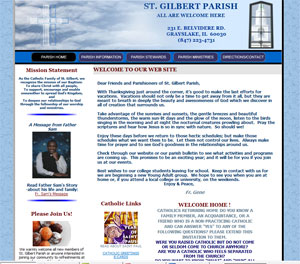St. Gilbert Parish Home Page